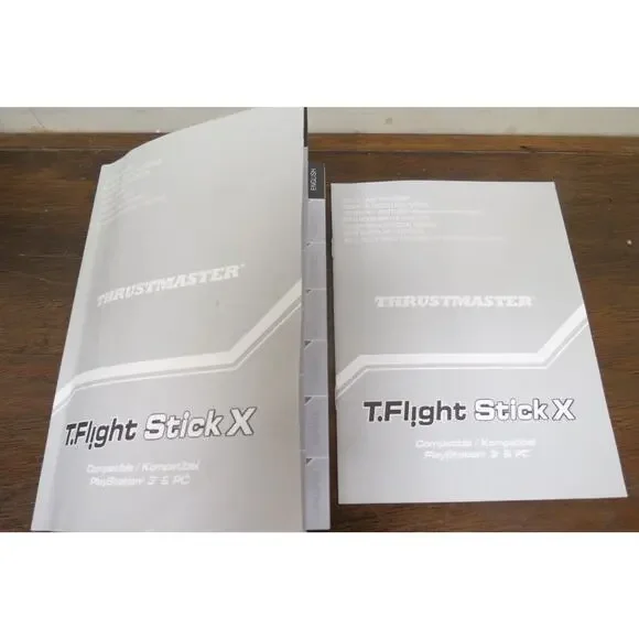 Thrustmaster Joystick T.Flight Stick X Flight Simulators PC & PS3 W/ 2 PS3 Games - Picture 12 of 16